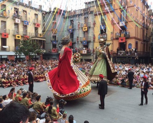 plaza gegants olot